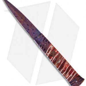 Rainy Vallotton Custom Vendetta Automatic Red Mammoth Molar (4.25" Damascus)