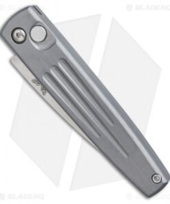 Alternative view of Vintage Benchmade 1000S Auto Spike Automatic Knife Pewter (3.6" Satin Serr)