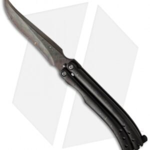 Reese Weiland Toxic Persian Balisong Butterfly Knife (Blued Damascus)