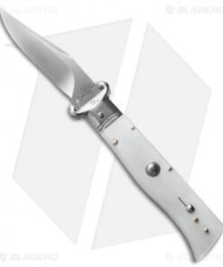 AGA Campolin 7.5" Calibro Humpback Automatic White Pearlex (3.4" Satin)