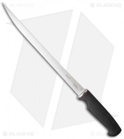 White River Knives 11" Traditional Fillet Knife Black Micarta
