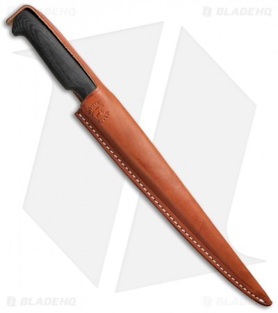 White River Knives 11" Traditional Fillet Knife Black Micarta - Image 2
