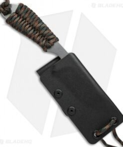 Alternative view of White River Knives Backpacker Knife Green Camo Paracord (3" Stonewash)
