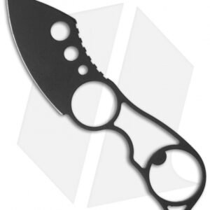 White River Knives Knucklehead Neck Knife (3.875" Black)