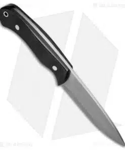 Alternative view of Zoe Crist Knives Saluda Fixed Blade Knife Black Canvas Micarta (4.5" Satin)